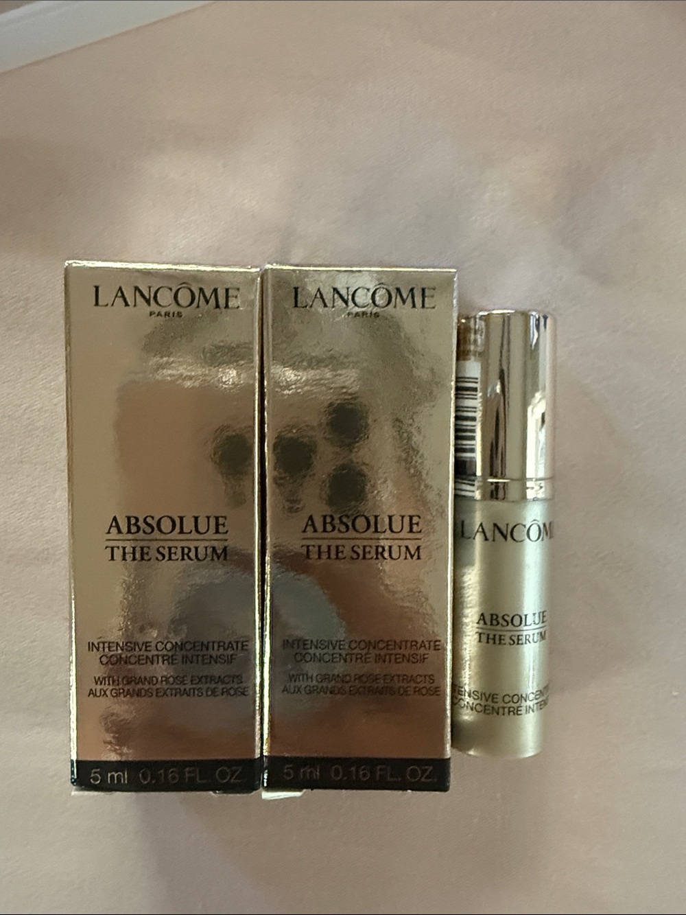 Lancome Absolue The Serum - Metallic Gold Packaging